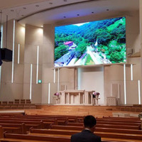 Micro Pantallas pantalla interior led Iglesia P1.86 P2 P2.5 Panel Led Pantallas de pared de vídeo Programable Para Discoteca Eventos