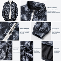 Veste en jean rétro pour homme sur mesure OEM ODM, veste décontractée imperméable en polycoton, coupe ample grande taille, vente en gros