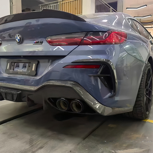 Pour Série 8 G14 G15 G16 Décoration de pare-chocs arrière en fibre de carbone 2018-2025 - Product Image 6