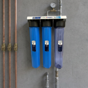 Système de filtration d'eau pour toute la maison par osmose inverse électrique commerciale 3 x 20 pouces, filtration en 7 étapes, 100 GPD, design mural - Product Image 3