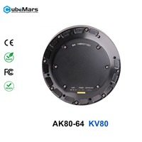 Moteur d'articulation de genou pour robot humanoïde CubeMars AK80-64 KV80 sans balais, 120 Nm, couple élevé, actionneur robotique antidéflagrant pour jambe