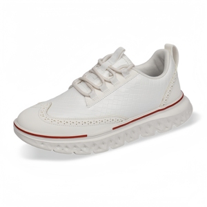 Men's Casual <b>Shoes</b> European American Style New Mesh Microfiber Material Light Retro Design <b>Height</b> <b>Increasing</b> Summer - Product Image 3
