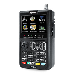 Outil de recherche de satellite <span class=keywords><strong>HD</strong></span> FindSAT VF-<span class=keywords><strong>6900</strong></span>, outil d'alignement DVB-S S2, écran LCD 3,5 pouces, port Type C, compteur de signal H.264 - Product Image 2