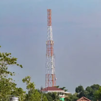 Tour d'antenne en acier galvanisé à chaud pour projet de couverture des infrastructures de réseau mobile côtier - Fabricant