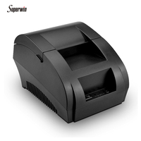 Imprimante d'étiquettes thermique Superwin ZJ-5890K 48mm ESC/POS, machine d'impression de lignes, imprimante de codes-barres, interface USB, 90mm/s