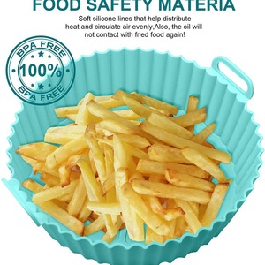 Rivestimenti Quadrati in Silicone Riutilizzabili Beeman <span class=keywords><strong>per</strong></span> <span class=keywords><strong>Friggitrice</strong></span> <span class=keywords><strong>ad</strong></span> <span class=keywords><strong>Aria</strong></span>, Spessore 1,5 mm, <span class=keywords><strong>Accessori</strong></span> <span class=keywords><strong>per</strong></span> Forno e Teglia - Product Image 4