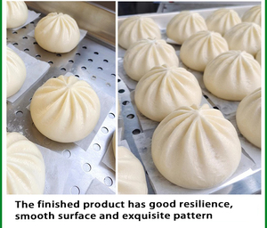 Machine commerciale de petit pain cuit à la vapeur de bureau petite stalle de petit déjeuner formant la machine pour le petit pain de viande et de légumes fait à partir de la farine - Product Image 5