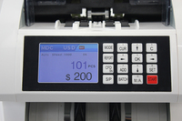 Machine de comptage de devises professionnelle USD/EUR/GBP avec lecture et impression de numéro de série, machine de tri des faux billets, compteur de billets