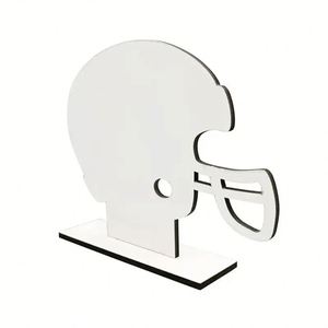 <b>White</b> Modern Stylish MDF Helmet Photo <b>Frame</b> Blanks for Sublimation and Heat Press with Custom Logo & Design - Product Image 1