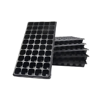 Plateau de semis multi-cellules en plastique pour jardin domestique, serre, herbes et fleurs – Plateau de germination et de culture
