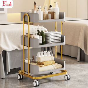 Troli Penyimpanan 3 Tingkat W-x394 Multi Beauty <span class=keywords><strong>Salon</strong></span> Equipment Spa Tray Desain Multi-Warna untuk Rumah & <span class=keywords><strong>Salon</strong></span> - Product Image 2