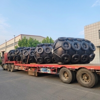 Fenders pneumatiques en caoutchouc marin gonflables Yokohama pour l'amarrage des navires en quai