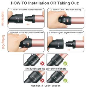 ที่ม้วนผมไมโครไฟเบอร์5ใน1, ที่ม้วนผมลอนสวยสไตล์<span class=keywords><strong>เกาหลี</strong></span>แปรง<span class=keywords><strong>ม้วน</strong></span><span class=keywords><strong>ผม</strong></span>สามกระบอก38มม. - Product Image 3