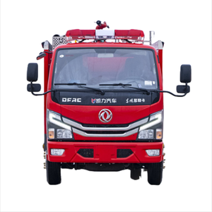 Camion de pompiers Dongfeng à double rangée de sièges, secours d'urgence, 4x2, réservoir d'eau, adapté à la lutte contre l'incendie dans les rues étroites - Product Image 1