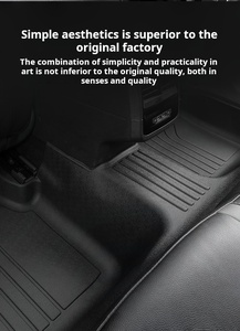 แผ่นยางปูพื้นรถยนต์5D 3D เหมาะสำหรับรุ่น3และรถรุ่นต่างๆรวมทั้งเทสลาสำหรับ Toyota BYD สำหรับ Kia MAZDA เป็นต้น - Product Image 5