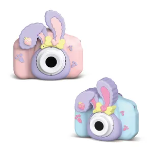 Kleinkind kameras Kaninchen mit 48 MP Fotos 1080P HD Video recorder Selfie Kamera Zeitraffer IPS Digital kamera für Kinderspiel zeug