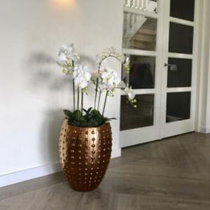 Amor — Pot de fleurs en laiton et cuivre, Pot de décoration pour la <span class=keywords><strong>maison</strong></span>, Style européen - Product Image 2