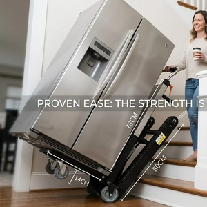 Carretilla Eléctrica para Subir Escaleras YCMG de 200 kg (440 lb), Portátil, con Batería de Litio, Motorizada, con Certificación CE - Product Image 1