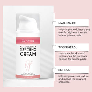 Hidratante orgánico Crema iluminadora corporal Eliminación de manchas oscuras <span class=keywords><strong>en</strong></span> las partes íntimas Piernas Axilas Cuidado de <span class=keywords><strong>la</strong></span> piel para <span class=keywords><strong>la</strong></span> blancura - Product Image 4