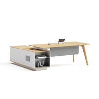 Bureau de direction simple moderne de haute qualité Mobilier de bureau haut de gamme Table d'ordinateur durable et facile à assembler