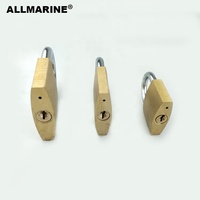 Cadenas à clé maîtresse en laiton pour usage maritime avec une seule clé pour ouvrir toutes les tailles 40 mm 50 mm et 60 mm