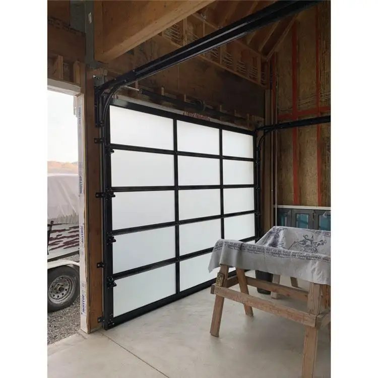 Garage Shutter Door Aluminum Design Frosted Glass Sectional Modern Window South Africa Profiles