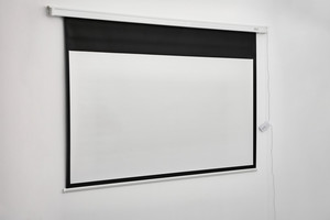 Màn hình máy chiếu sợi thủy tinh, màn hình máy chiếu sống động 72 inch, màn hình máy chiếu cơ giới cho gia đình - Product Image 4