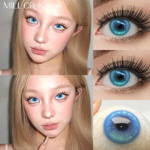 Haipurecon alta calidad nuevo cosmético suave lentes <span class=keywords><strong>de</strong></span> contacto <span class=keywords><strong>de</strong></span> belleza maquillaje <span class=keywords><strong>de</strong></span> Color rojo azul Natural 40% contenido <span class=keywords><strong>de</strong></span> <span class=keywords><strong>agua</strong></span> 14,5mm <span class=keywords><strong>de</strong></span> diámetro - Product Image 4