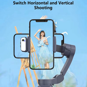 Estabilizador de <span class=keywords><strong>Gimbal</strong></span> para Teléfono Móvil con Seguimiento Facial Automático por IA de <span class=keywords><strong>3</strong></span> <span class=keywords><strong>Ejes</strong></span> y Luz de Relleno por IA para Vlogging - Product Image 4