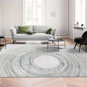 Alfombra Moderna de Lujo para Sala de Estar, Dormitorio, Sofá o Mesa de Centro, Rectangular, con Patrón Geométrico, Resistente a las Manchas - Product Image 4