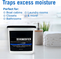 Boîte déshumidificatrice personnalisée OEM ODM, absorbeur d'humidité à charbon actif, jetable, anti-fuite, pour bateaux, camping-cars, vente en gros, usage domestique