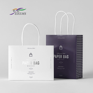 <span class=keywords><strong>Bolsas</strong></span> <span class=keywords><strong>de</strong></span> <span class=keywords><strong>Papel</strong></span> <span class=keywords><strong>Kraft</strong></span> para Regalo con Logotipo Privado Personalizado Impreso, Bolsa Pequeña <span class=keywords><strong>de</strong></span> Embalaje para Joyería <span class=keywords><strong>de</strong></span> Boutique en Negro Mate para Compras con Asa - Product Image 5
