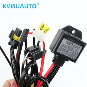 CQL Xenon HID Đèn Pha Relay Dây Nịt Điều Khiển Cho H4 Hi/Lo 9007 Hi/Lo, H13 Hi/Lo Bi-xenon Chiếu Lens Cao Thấp Chùm