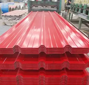 China Fornecimento telhas telhado folha metal folha telhado zinco ondulado Ppgi/cor revestido telhado galvanizado