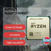 Processeur CPU For-Ryzen 5 5600GT R5 5600GT 3,6 GHz 6 cœurs 12 threads 7 nm L3=16M 100-000001488 Socket AM4 sans ventilateur