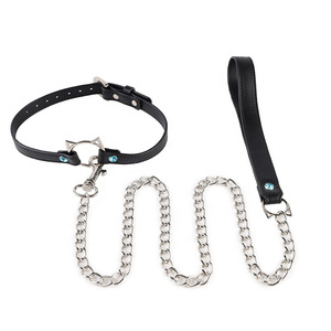 Kit de bondage SM en trois parties pour couples, comprenant des menottes, un collier sexuel, une palette de fustigations - Jouets sexuels amusants et sexy pour jeux de rôle SM - Product Image 4