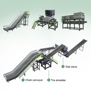 Machine de recyclage de pneus à double arbre/<span class=keywords><strong>Broyeur</strong></span> de métaux/<span class=keywords><strong>Broyeur</strong></span> de plastique d'<span class=keywords><strong>occasion</strong></span> Offre Spéciale - Product Image 6