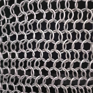 เสื้อเกราะ Hauberk โซ่อลูมิเนียมแขนกุดสำหรับผู้หญิง, แหวนกระดุมสำหรับใส่กลับไปทำคอสเพลย์สินค้าหัตถกรรมโลหะ - Product Image 3