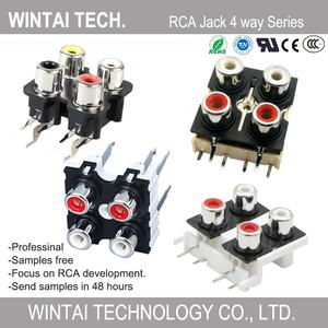 Connecteur <span class=keywords><strong>RCA</strong></span> <span class=keywords><strong>RCA</strong></span>-108 Wintai-tech à montage sur panneau Connecteur <span class=keywords><strong>RCA</strong></span> doré <span class=keywords><strong>Mini</strong></span>-prise <span class=keywords><strong>RCA</strong></span> - Product Image 5