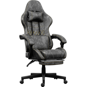 <span class=keywords><strong>Chaise</strong></span> de bureau et de gaming PC personnalisable, grise, design racing universel, avec fonction massage, <span class=keywords><strong>chaise</strong></span> d'ordinateur, promotions, <span class=keywords><strong>chaise</strong></span> de gaming professionnelle pour jeux - Product Image 1
