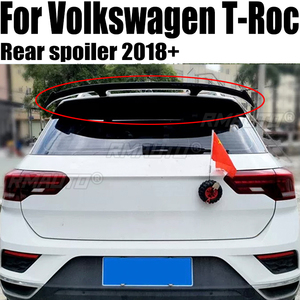 Alerón para Volkswagen VW T-Roc 2018+, Material ABS de Alta Calidad, Aspecto de Fibra de Carbono, Accesorios para el Maletero Trasero del Coche, Kit de Carrocería - Product Image 1
