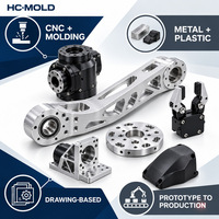 Pièces de robot CNC personnalisées, boîtiers d'articulations de bras robotiques, mâchoires de préhenseur et plaques de montage