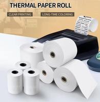 Produsen Gulungan Kertas Printer Termal PET Premium Khusus Bebas BPA, Gulungan Kertas Struk Termal Langsung untuk POS Supermarket