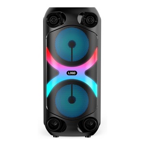 Dual 4 pulgadas Partybox Karaoke altavoz con micrófono Amplificada altavoces grandes al aire libre Dj Party Sound Box Caixa De Alto-falante BT2420 - Product Image 1
