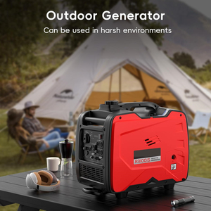 Générateur d'électricité portable à essence ZIAO <span class=keywords><strong>3kW</strong></span> super silencieux pour caravane, maison, secours et camping en plein air - Product Image 5