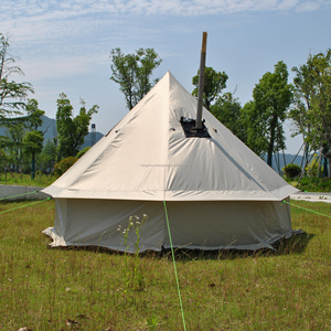 LIHENG Tente d'achat à guichet unique 8 personnes grand espace Tente de château familial respirant et coupe-vent pour le camping, la randonnée et les voyages - Product Image 5