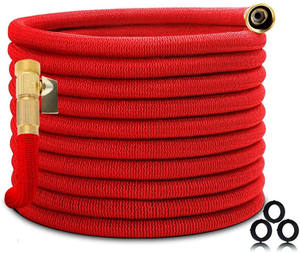 Tre volte espansione magica <span class=keywords><strong>estensibile</strong></span> <span class=keywords><strong>tubo</strong></span> da giardino <span class=keywords><strong>per</strong></span> l'irrigazione e lavaggio auto durevole in lattice poliestere connettore - Product Image 6