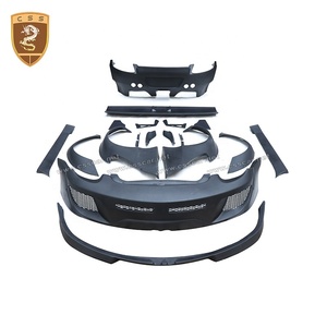 Alerón de parachoques delantero de fibra de vidrio para coche, Kit de cuerpo ancho para 987 Porsche Boxster Cayman Rock Buny Style - Product Image 5