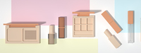 Tube de gloss à lèvres de style nouveau, emballage vide pour rouge à lèvres liquide, contenant en plastique pour gloss à lèvres, emballage cosmétique de luxe