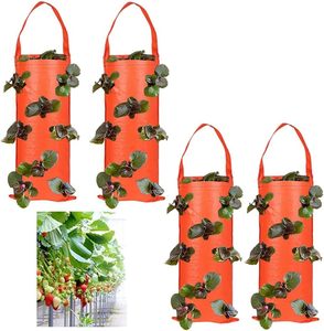 Sacs de culture de fraises de 3 gallons en gros d'usine, 10 pièces, en PE et feutre, sacs de culture pour plantes - Product Image 6